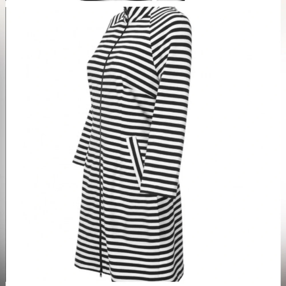 CAbi Byline Jacket #5851 Black & White Small NWOT - Picture 4 of 12